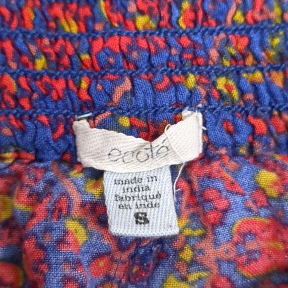 Ecote Vibrant Patterned Capri Pants size S - Picture 2 of 5